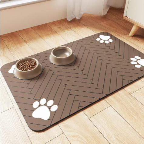 Splash-Proof Diatom Pet Feeding Mat