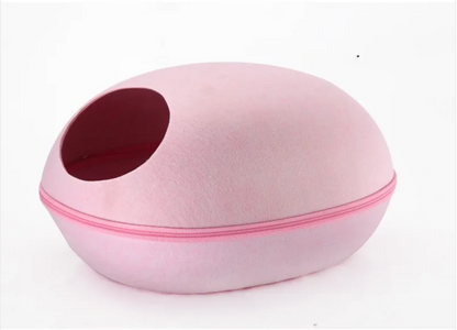 Eggshell Cat Bed