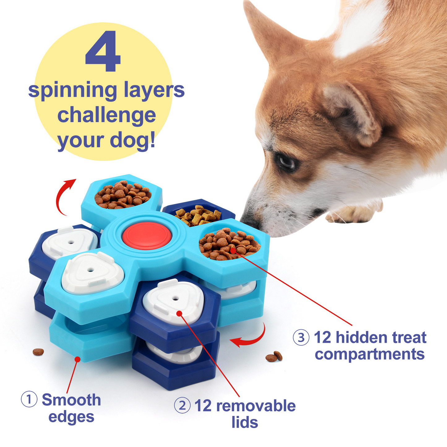 Dog Treat Puzzle Toy
