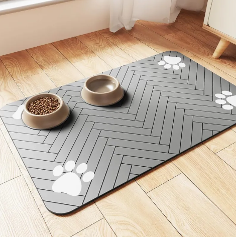 Splash-Proof Diatom Pet Feeding Mat