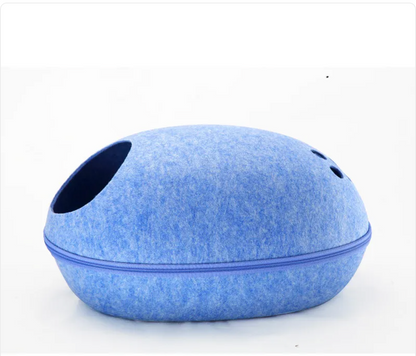 Eggshell Cat Bed