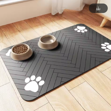 Splash-Proof Diatom Pet Feeding Mat