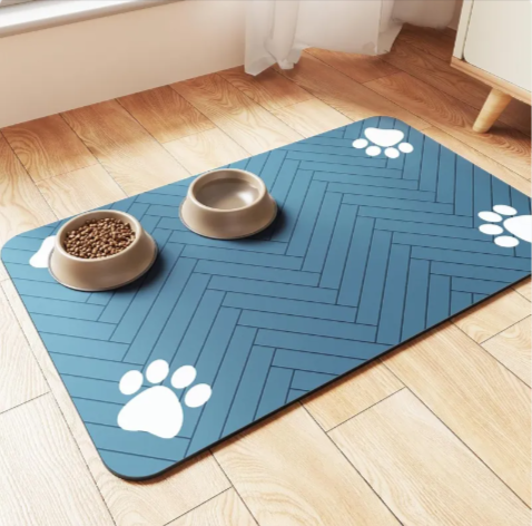 Splash-Proof Diatom Pet Feeding Mat